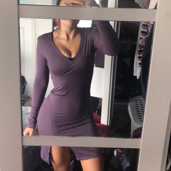 H&M | Lilac Slit Leg Dress 🍬 - Picture 2 of 7